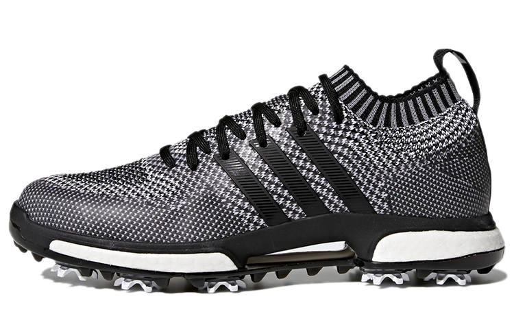 Adidas Adidas Tour360 Knit Abrasion Resistant Low top Golf Shoes Men's Black White