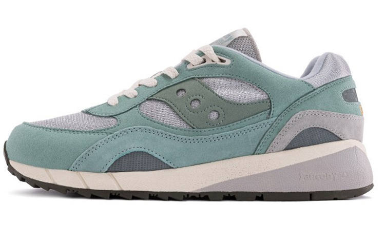 Saucony Shadow 6000 Textile, Leather Cushioning Slip Resistant Abrasion Resistant Lightweight Low top Running Shoes