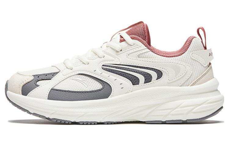Anta Cushioning Slip Resistant Low top Casual Running Shoes Women's Ivory