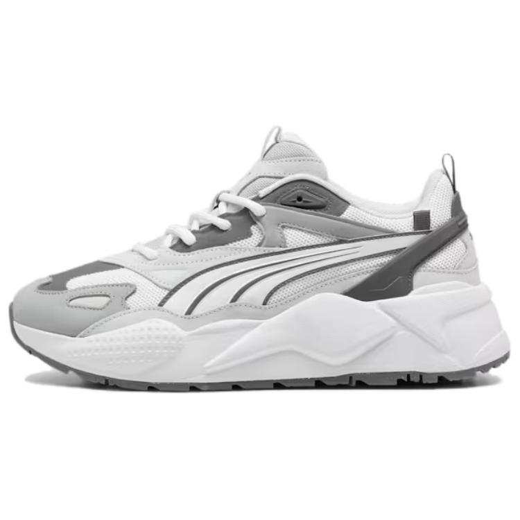 PUMA RS X Fabric Low top Running Shoes Unisex White Gray