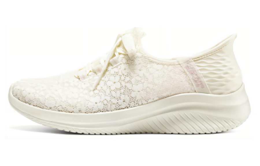 Skechers Ultra Flex 3.0 Fabric Cushioning Abrasion Resistant Breathable Low top Running Shoes Women's Yellow White