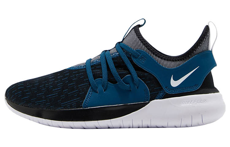 Nike Nike Flex Contact 3 Cushioning Slip Resistant Abrasion Resistant Low top Running Shoes Men's Lake Green