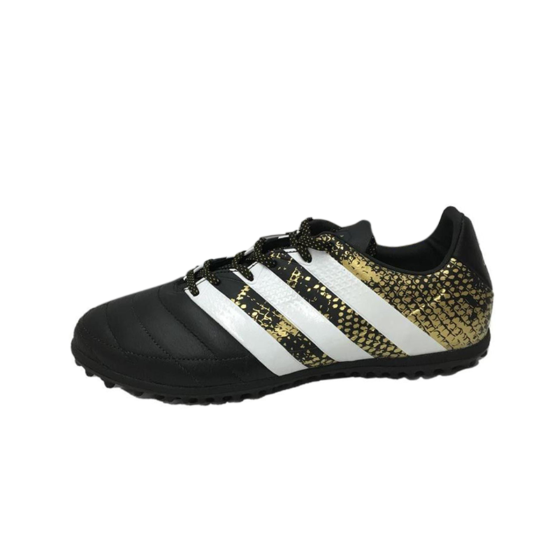 Adidas Adidas GOLETTO VII Slip Resistant Soccer Shoes Men's Black White Gold