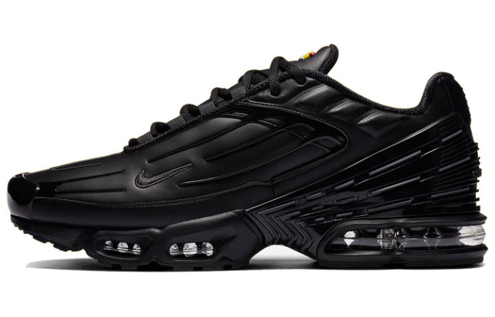 Nike Nike Air Max Plus 3 Cushioning Low top Running Shoes Men's Pure Black