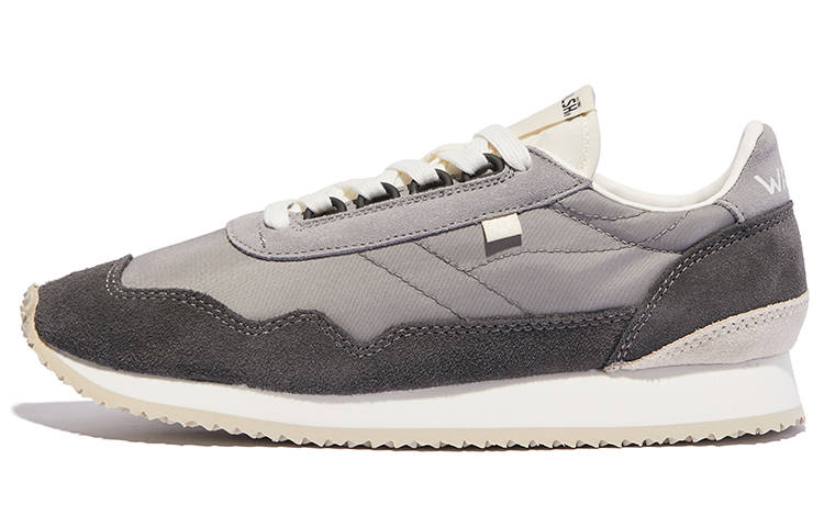 Norman Walsh Leather, Nylon Abrasion Resistant, Breathable, Lightweight Low top Running Shoes Men's Gray
