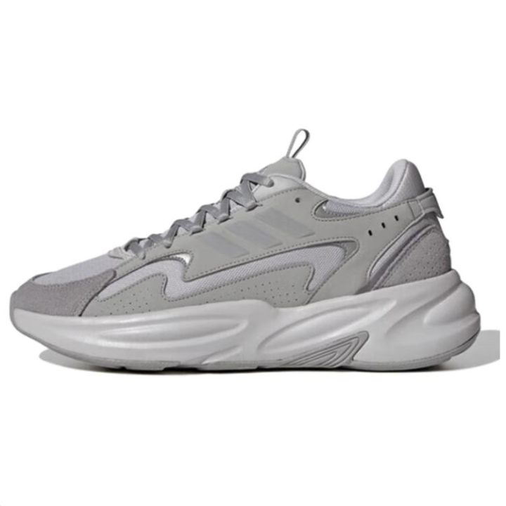 Adidas Adidas OZWAVE PU, Textile, Synthetic Leather Low top Running Shoes Unisex Gray
