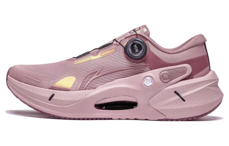 Li-Ning Li Ning Furious Rider 7.0 PRO Comfortable Abrasion Resistant Breathable Low top Running Shoes Women's Mist Pink