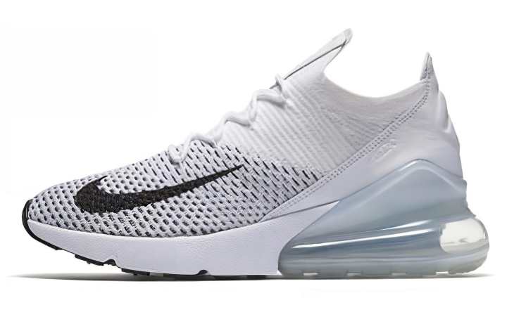 Nike Nike Air Max 270 Flyknit White Black Women's