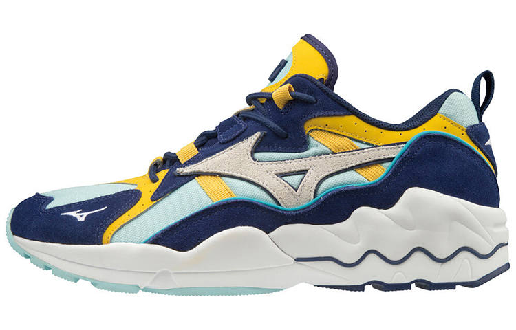 Mizuno Wave Rider 1 Textile, Synthetic Leather Slip Resistant, Abrasion Resistant, Breathable