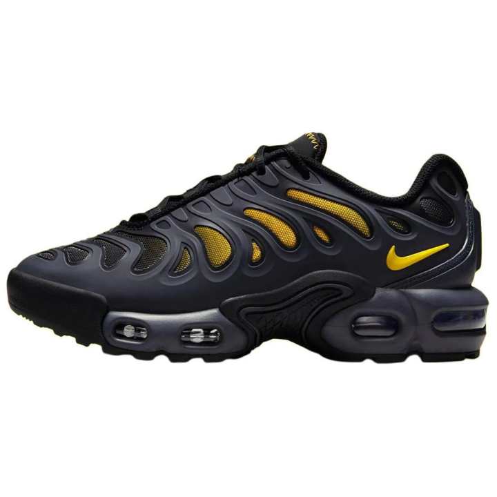 Nike Nike Air Max Plus Low top Running Shoes Unisex Black Yellow