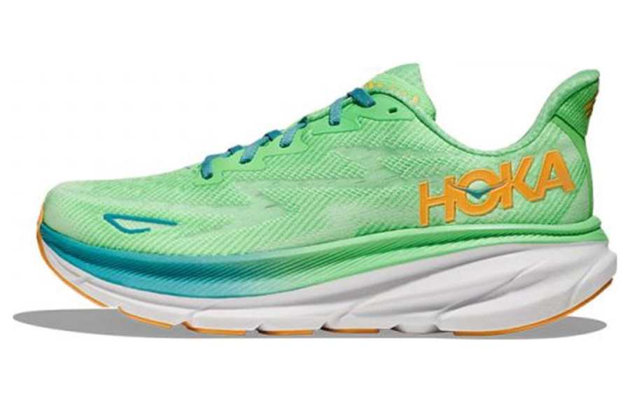 HOKA ONE ONE Clifton 9 'Lemon Green'
