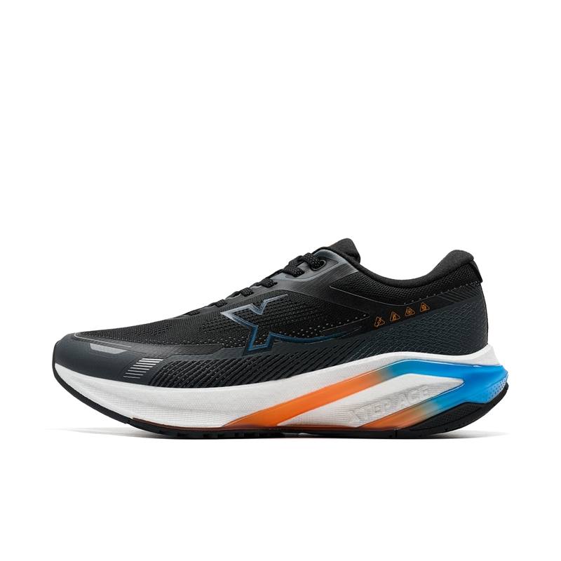 XTEP Starburst 2 Slip Resistant Abrasion Resistant Low top Running Shoes Men's Black Blue