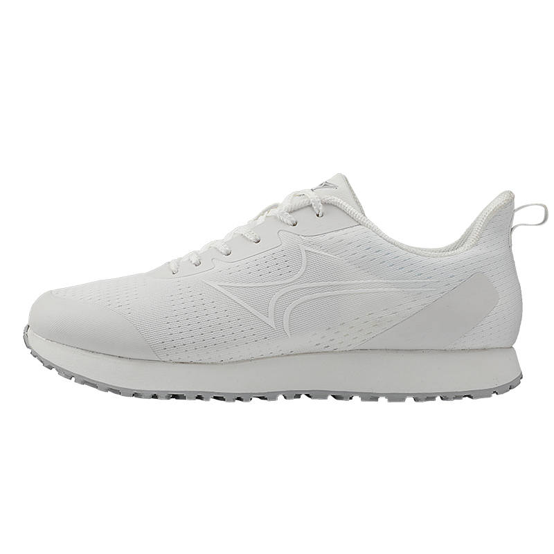 HEALTH Mesh Slip Resistant Impact Resistant Low top Casual Running Shoes Unisex White