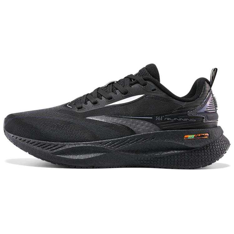 361° Speed Surge CQT Comfortable And Breathable Cushioning, Wear Resistant Low top Casual Running Shoes Men's Black