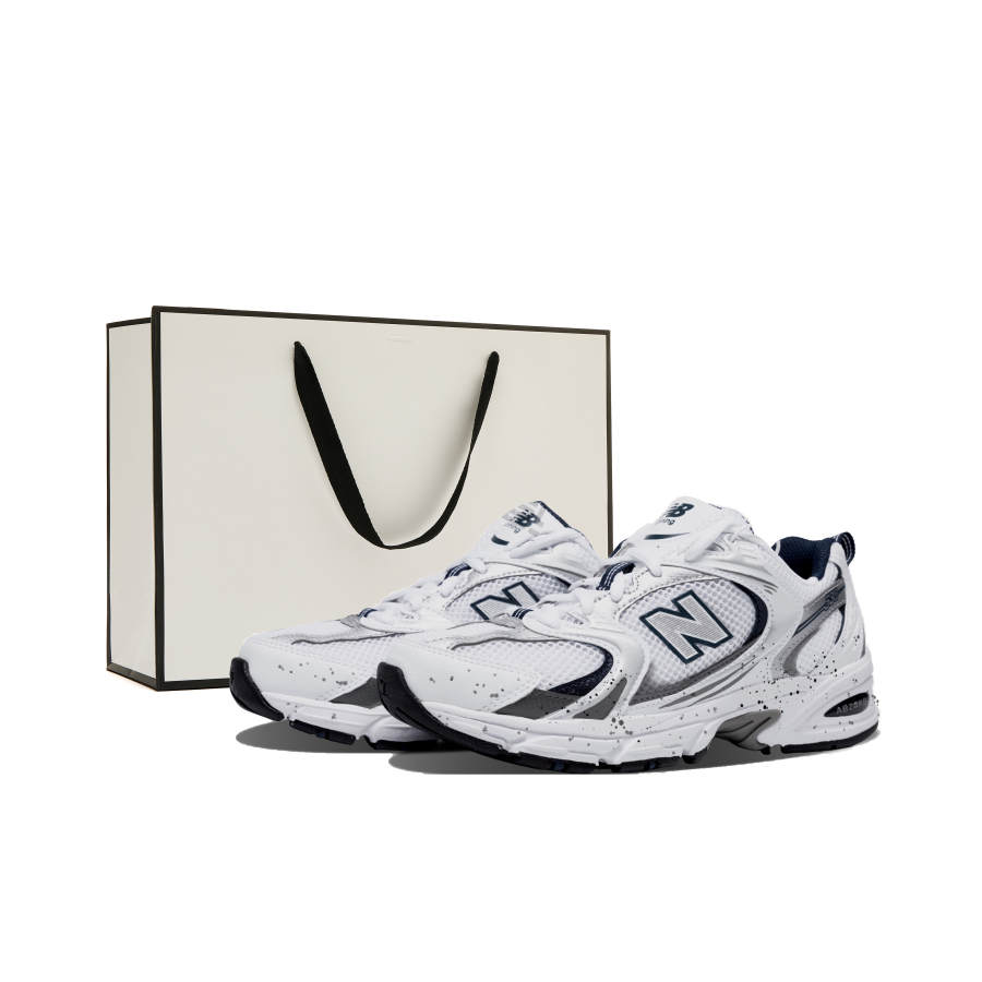 New Balance New Balance NB 530 Cushioning Breathable Cushioning Breathable Casual City Commuting Running Shoes Unisex White Silver