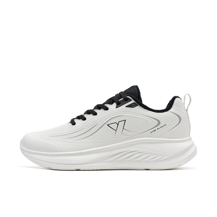 XTEP XTEP Thermal Low top Running Shoes Men's Canvas White/Black
