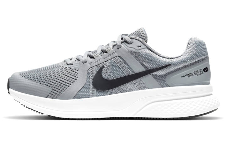 Nike Nike Run Swift 2 Slip Resistant, Abrasion Resistant, Breathable Low top Casual Running Shoes Men's Gray Black