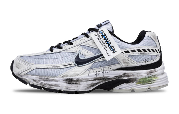 Nike Nike Initiator Cushioning Slip Resistant Abrasion Resistant Low top Running Shoes Men's Gray Blue