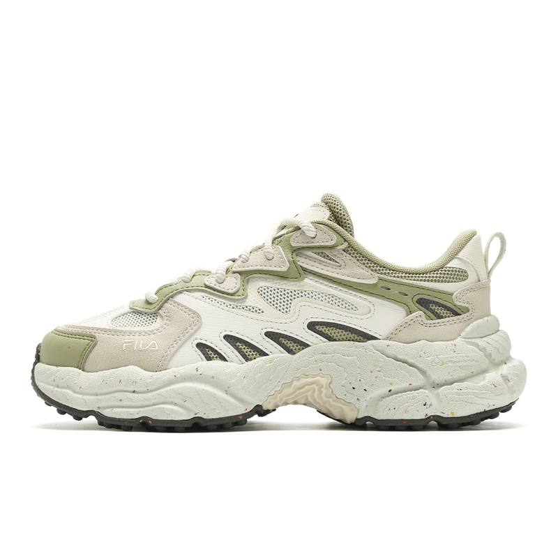 FILA Fern Abrasion Resistant Breathable Low top Casual Shoes Women's Almond Milk White/Snow