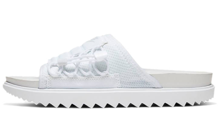 Nike Nike Asuna Rubber Sole Slip Resistant Slip Resistant Slippers Women's White Blue