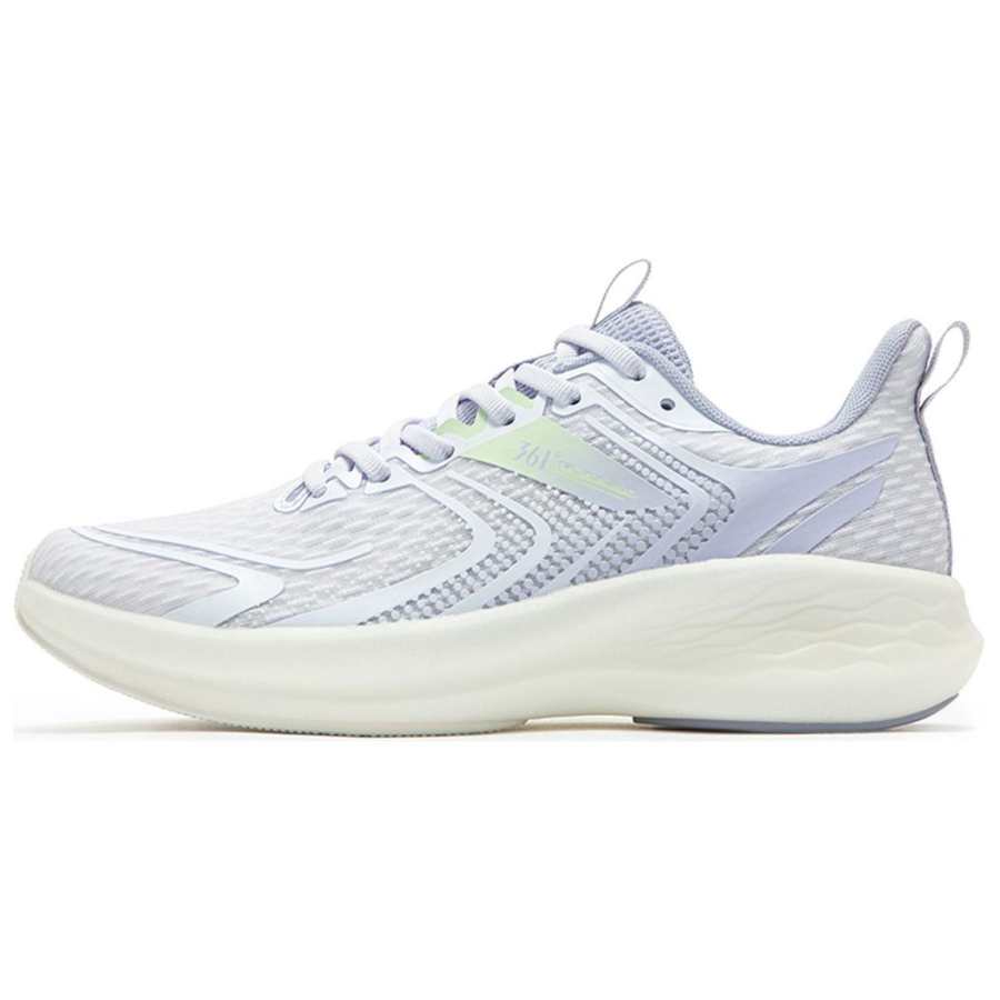 361° Comfortable And Trendy Mesh Slip Resistant Abrasion Resistant Low top Casual Running Shoes Women's Gray Purple