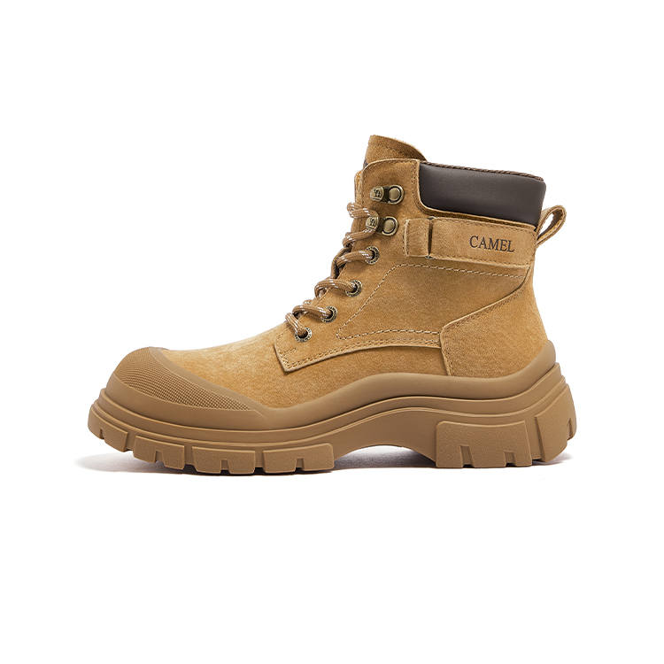CAMEL Outdoor Boots Women's Earth Yellow/Dark Blue/Pink