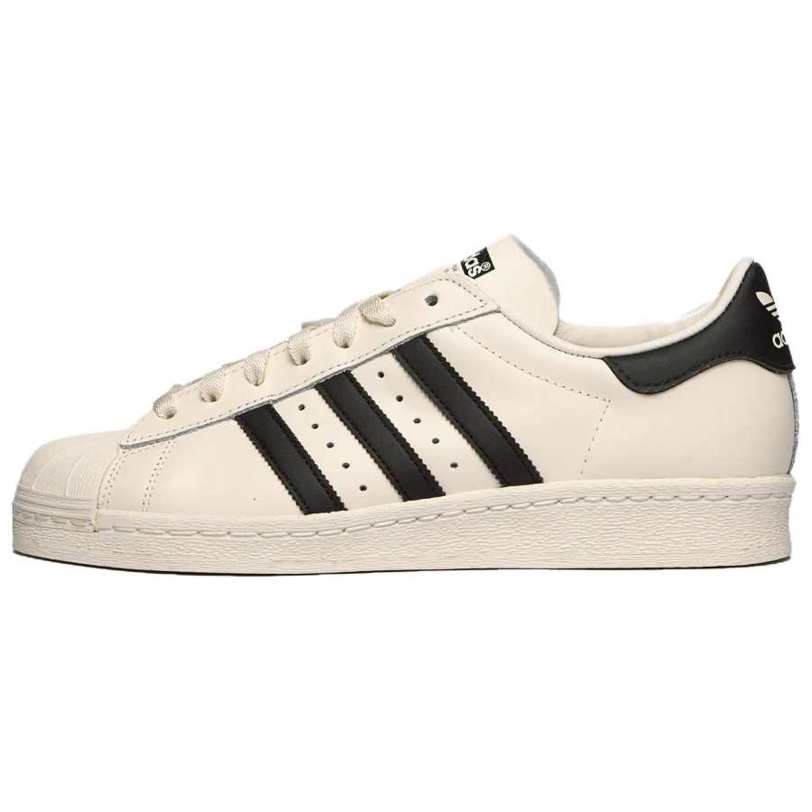 Adidas Originals Superstar 82 Leather Comfortable Low top Skateboard Shoes Unisex Black White