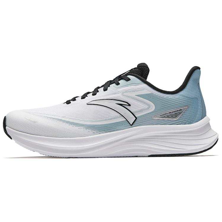 ANTA SUPERSTORE CHAOJIANTA Slip Resistant And Breathable Low top Casual Running Shoes Men's White Blue