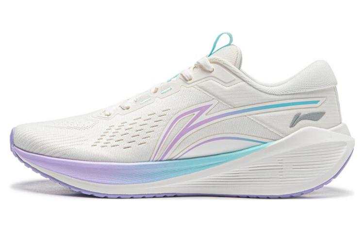 Li-Ning Li Ning MINE V2 Cushioning Slip Resistant Abrasion Resistant Low top Casual Running Shoes Women's White