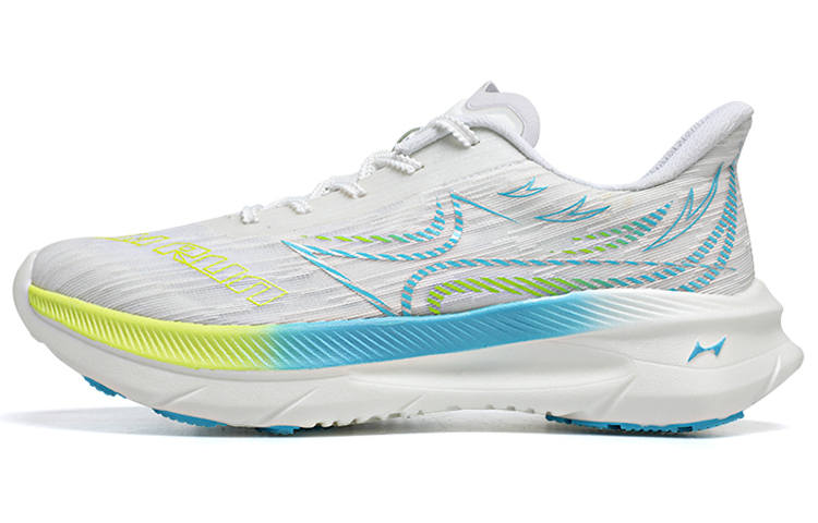 HEALTH Flowing Shadow Cushioning Rebound Running Shoes Unisex White