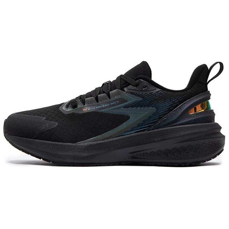 361° Rain Screen 7.0 Cushioning Slip Resistant Abrasion Resistant Low top Running Shoes Men's Black