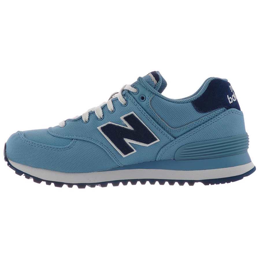 New Balance New Balance NB 574 Comfortable Low top Running Shoes Women's White Blue