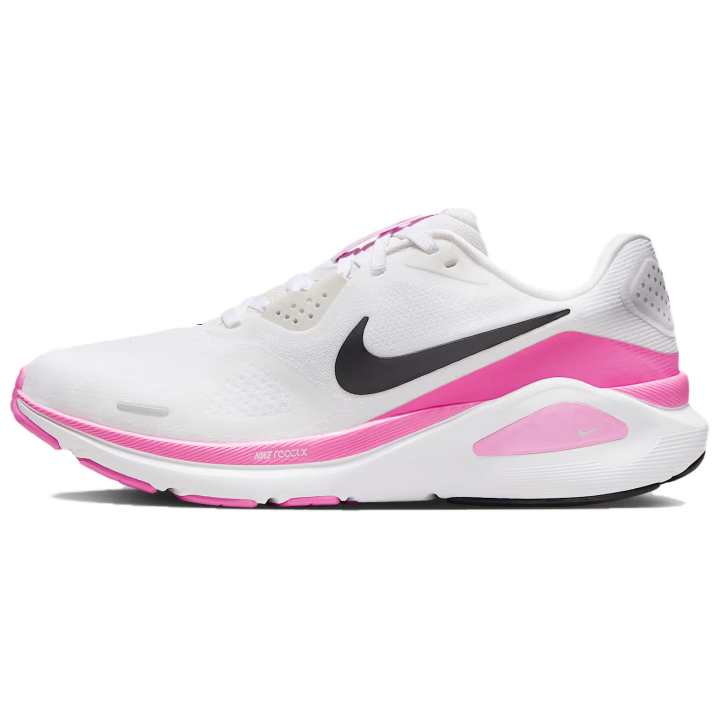 Nike Nike Zoom Structure 26 Cushioning Abrasion Resistant Cushioning, Wear Resistant Low top Running Shoes Women's White