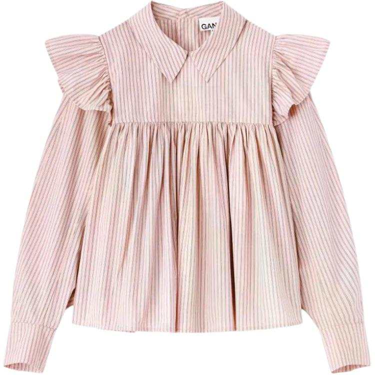 GANNI Ganni Frill Blouse