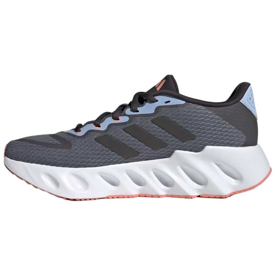 Adidas Adidas Switch Run Cushioning, Wear Resistant Low top Casual Running Shoes Women's Black White Blue