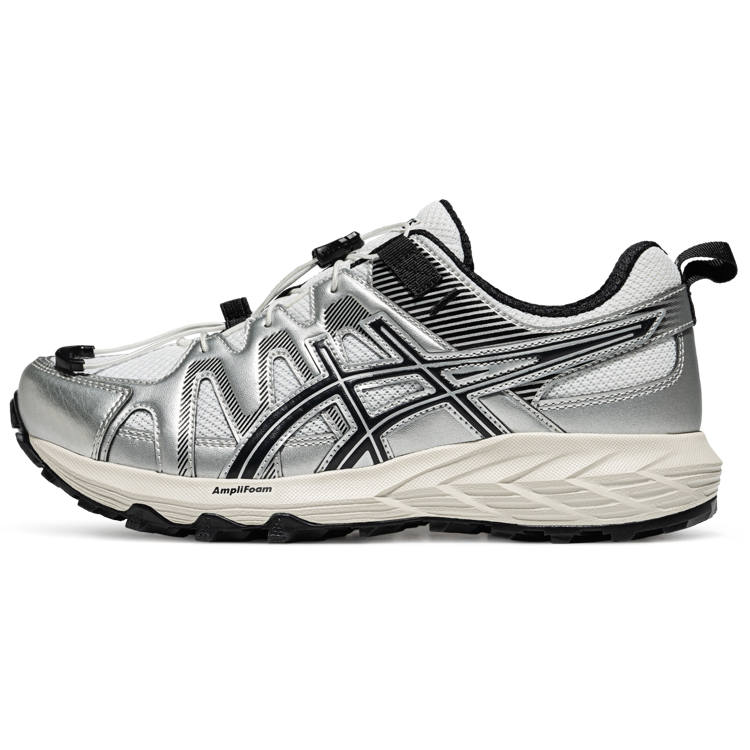 ASICS Gel Sonoma FE Comfortable Abrasion Resistant Breathable Low top Running Shoes Women's Silver Black