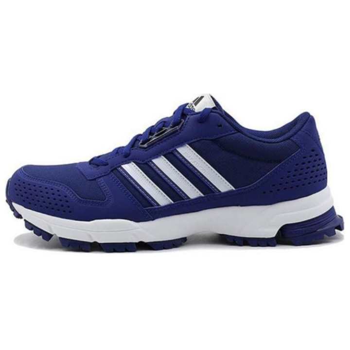 Adidas Adidas Marathon 10 Slip Resistant Abrasion Resistant Low top Running Shoes Men's Purple