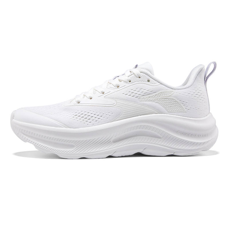 361° Breathable And Lightweight Low top Casual Running Shoes Women's Feather White