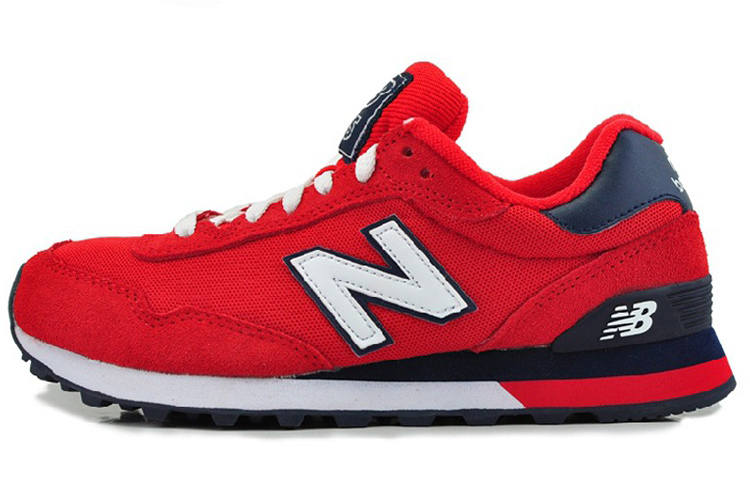 New Balance New Balance 515 Series Shock Absorption Non Slip Wear resistant Low Tops Retro Red Women's