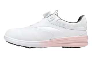 PGM Slip Resistant Abrasion Resistant Low top Golf Shoes Women's Pink White