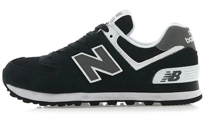 New Balance 574 Wmns New Balance 'Black Grey White' Women's