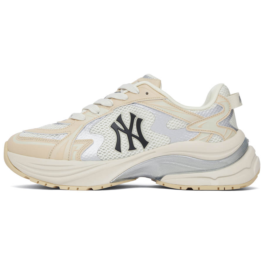 MLB MLB Curve Runner Low top Running Shoes Unisex Beige Yellow