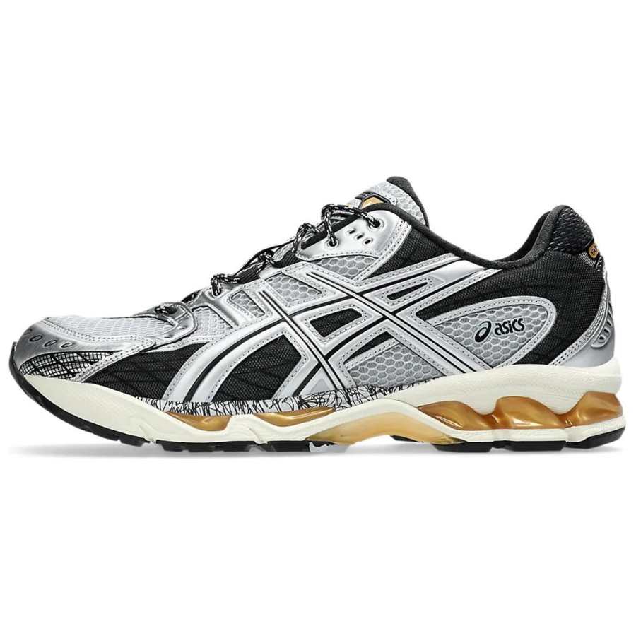 ASICS GEL Nimbus 10.1 Low top Running Shoes Unisex Silver Black Brown