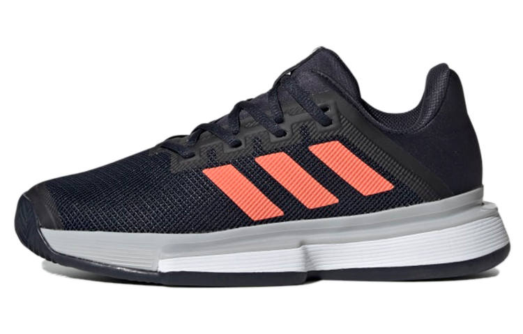 Adidas Adidas Solematch Bounce Breathable Low top Running Shoes Women's Black Orange