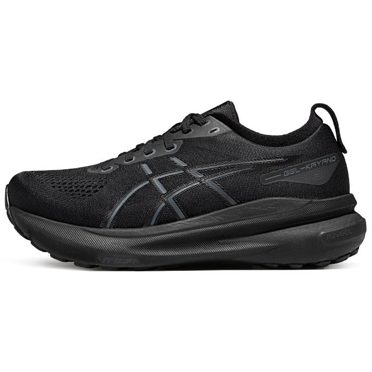 ASICS Gel Kayano 31 Abrasion Resistant Low top Physical Fitness Test & Exam Running Shoes Women's Black