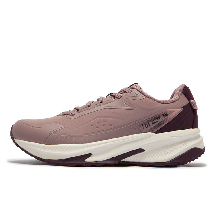 361° Cushioning Slip Resistant Abrasion Resistant Low top Running Shoes Women's Pink Purple