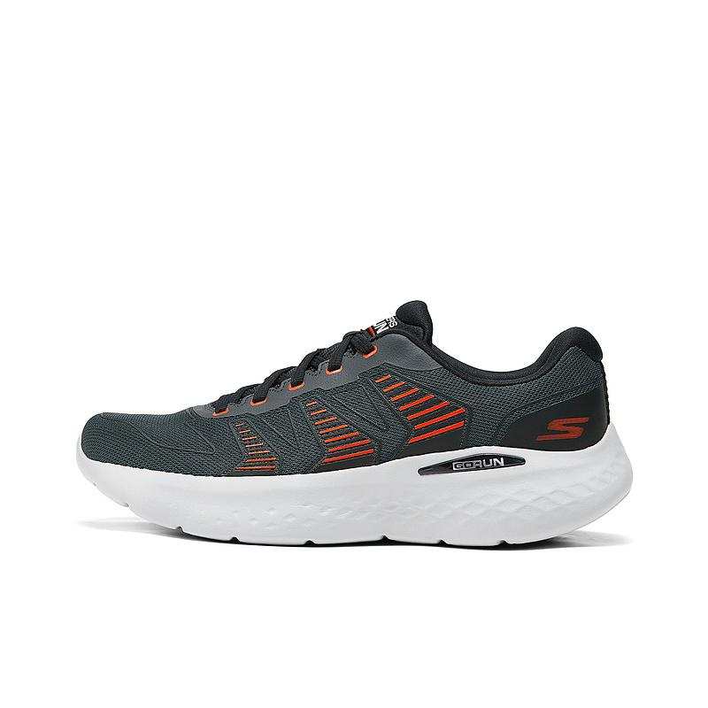 Skechers MEN'S GO Comfortable Low top Running Shoes Men's Gray Orange