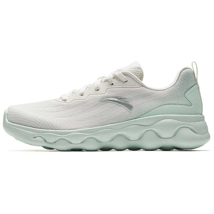 Anta Mianbomb 2 Cushioning Slip Resistant Abrasion Resistant Low top Sprint Running Shoes Women's White Green