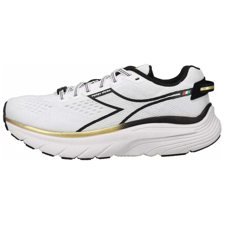 Diadora Slip Resistant Abrasion Resistant Low top Casual Running Shoes Men's White