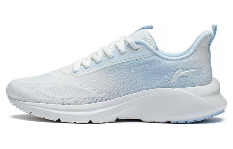 Li-Ning Li Ning YunQue Slip Resistant Abrasion Resistant Low top Running Shoes Women's White Blue